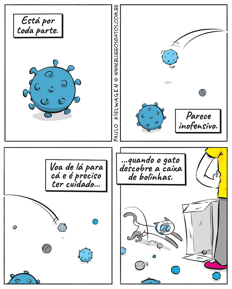 A caça ou vírus – Blue e os Gatos #762